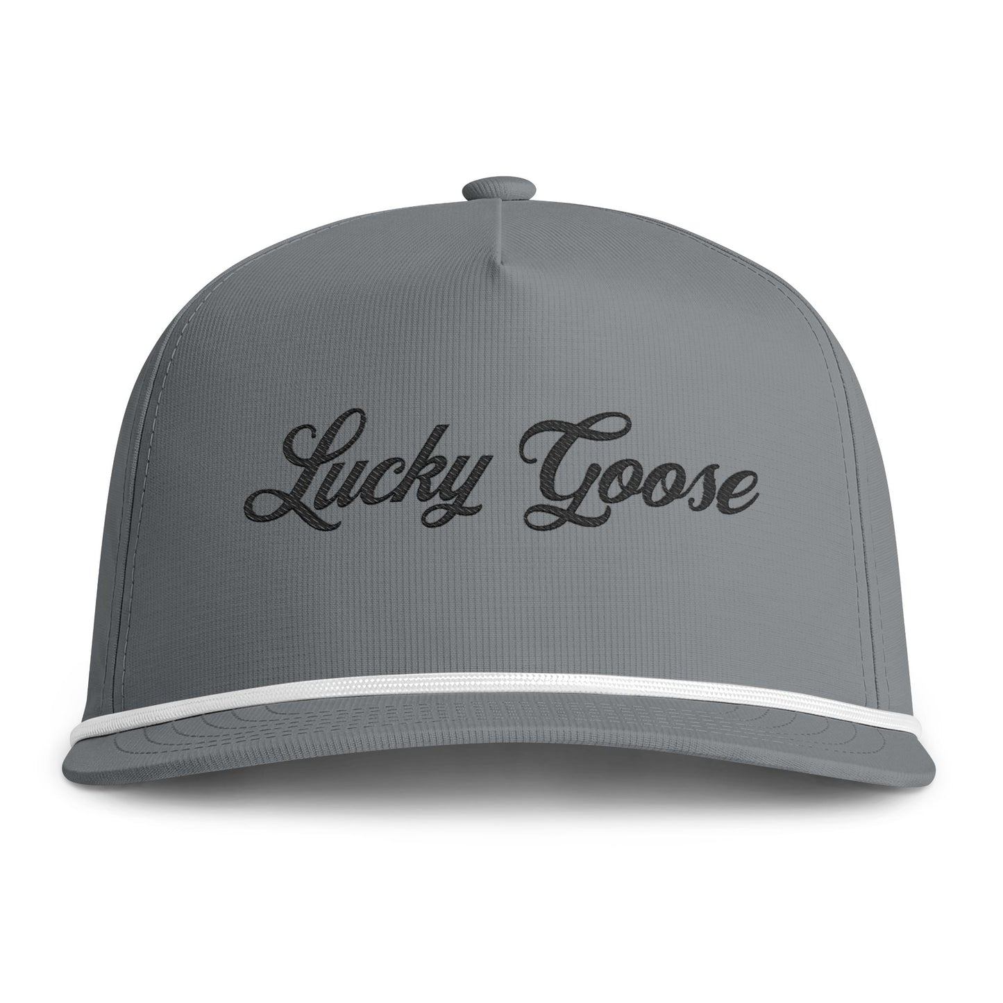Lucky Goose Rope Hat Embroidered