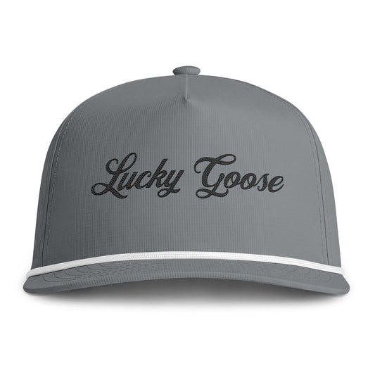 Lucky Goose Rope Hat Embroidered