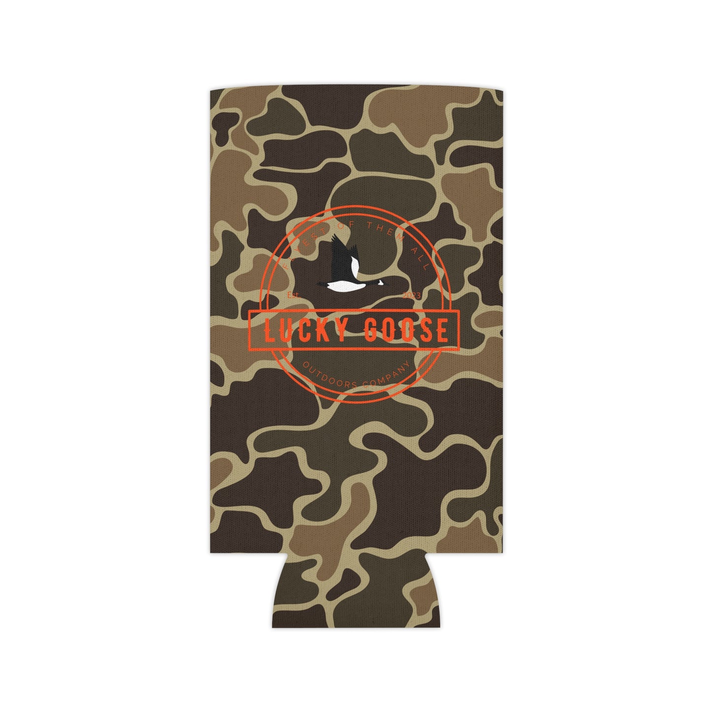 Retro Camo Can Cooler