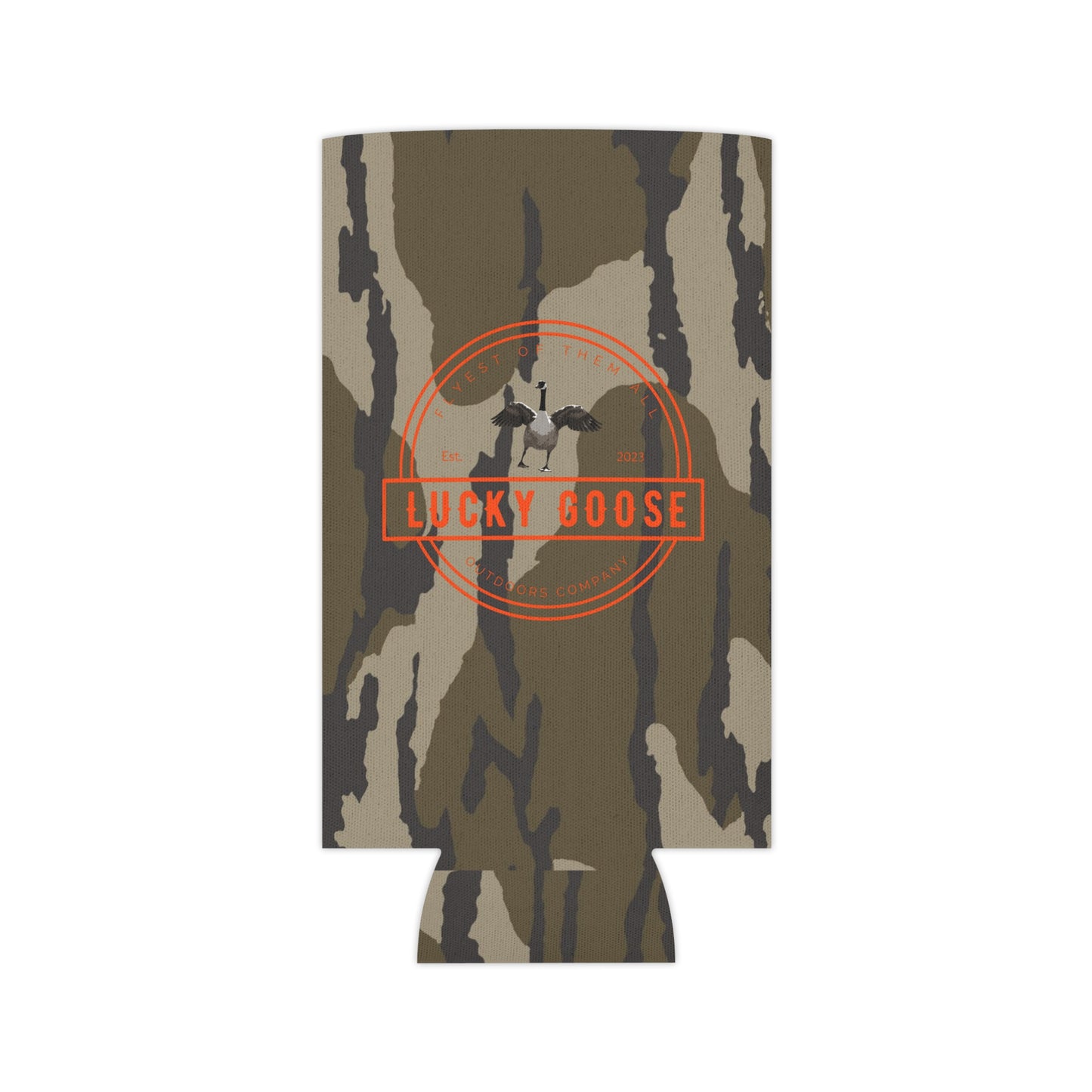 Lucky Goose Circle Camo Can Cooler