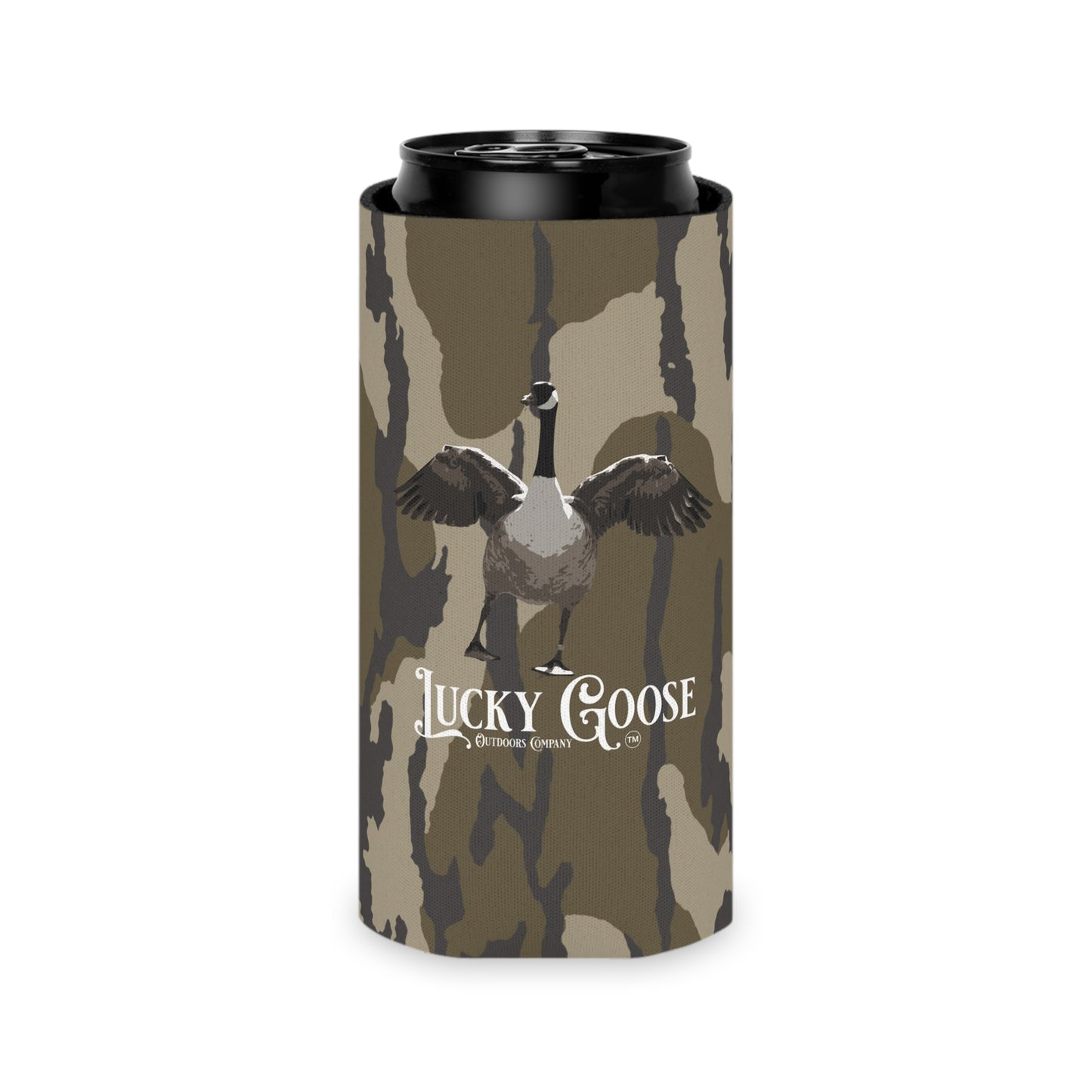 Lucky Goose Camo Can Cooler