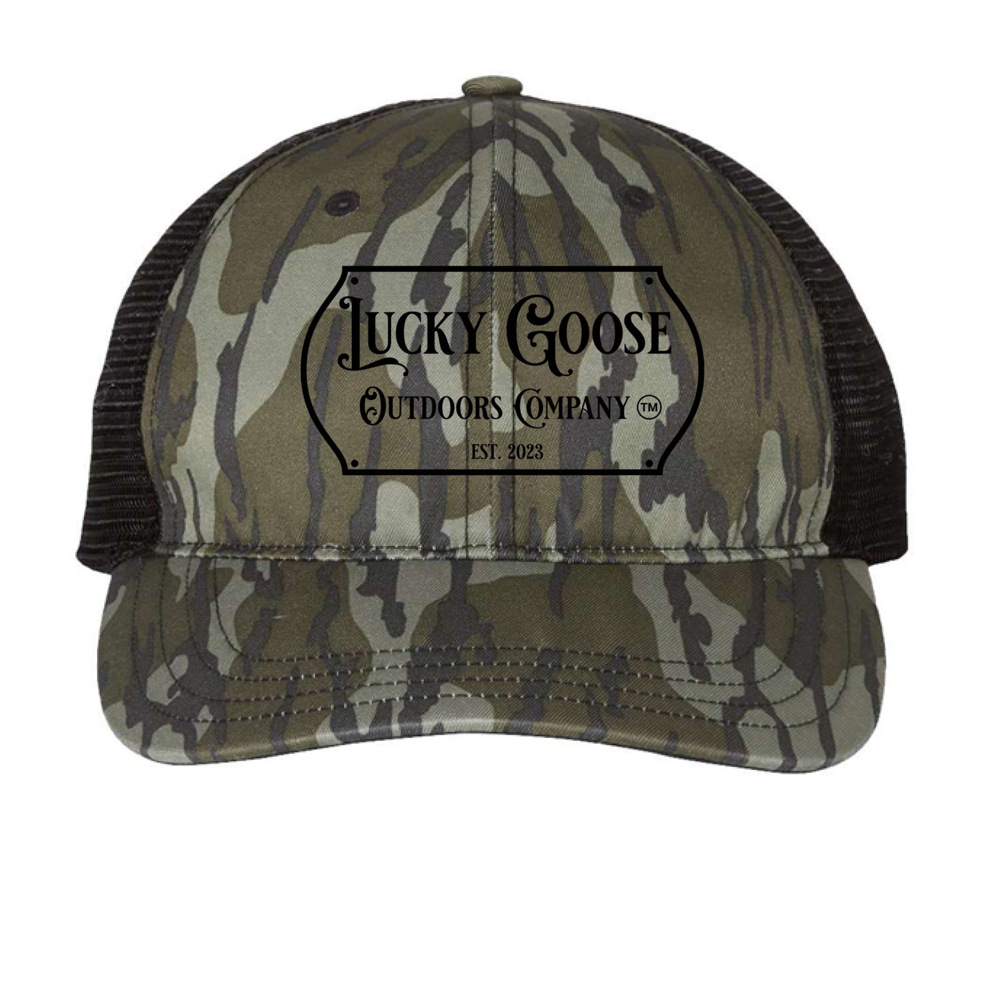 Mossy Oak Bottomland/ Black - FRONT